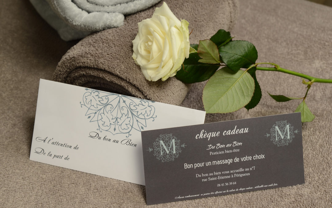 Bon cadeau massage Périgueux — Du Bon Au Bien